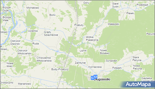 mapa Kabat, Kabat na mapie Targeo