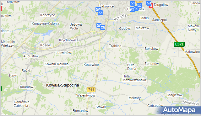 mapa Mazowszany, Mazowszany na mapie Targeo