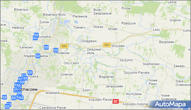 mapa Nowe Mostki, Nowe Mostki na mapie Targeo