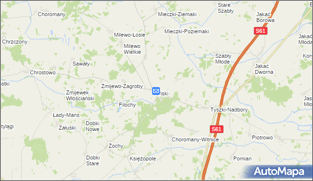 mapa Piski, Piski na mapie Targeo