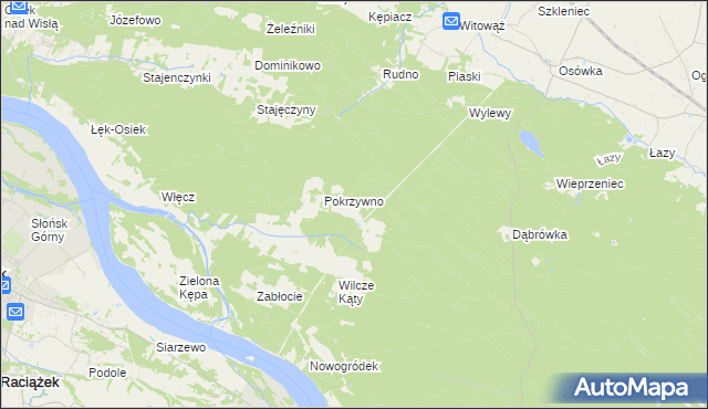 mapa Skwirynowo, Skwirynowo na mapie Targeo