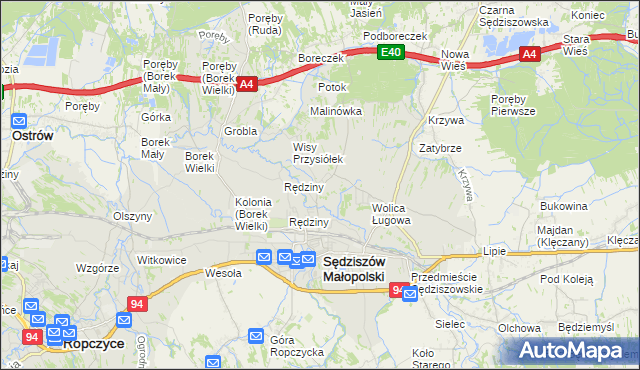 mapa Wolica Piaskowa, Wolica Piaskowa na mapie Targeo