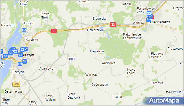 mapa Zdrogowo gmina Wolsztyn, Zdrogowo gmina Wolsztyn na mapie Targeo