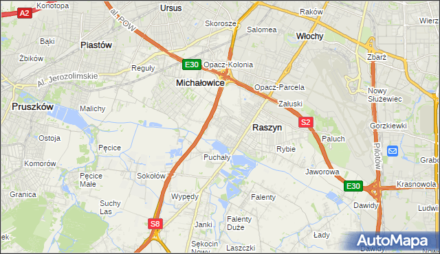 mapa Nowe Grocholice, Nowe Grocholice na mapie Targeo