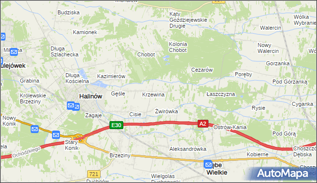 mapa Desno, Desno na mapie Targeo
