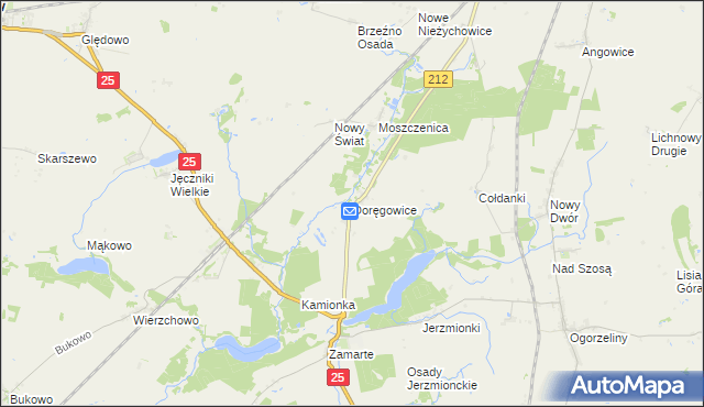 mapa Doręgowice, Doręgowice na mapie Targeo