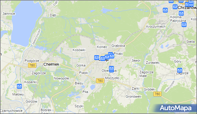 mapa Libiąż, Libiąż na mapie Targeo