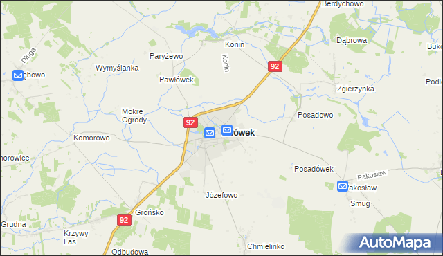 mapa Lwówek powiat nowotomyski, Lwówek powiat nowotomyski na mapie Targeo