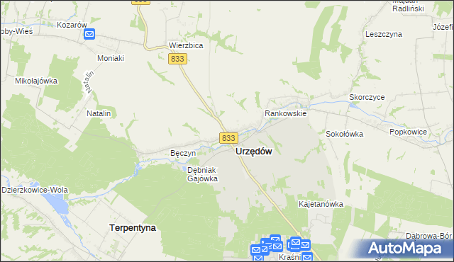 mapa Mikuszewskie, Mikuszewskie na mapie Targeo
