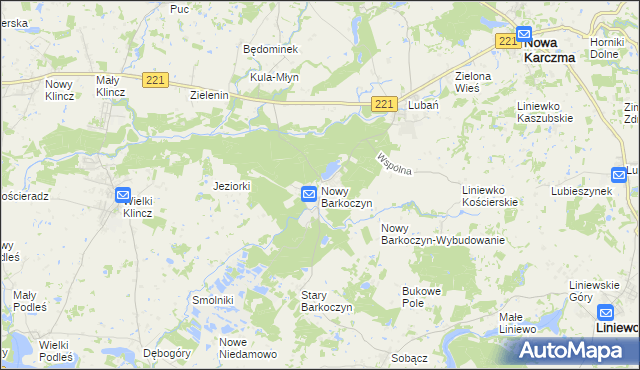 mapa Nowy Barkoczyn, Nowy Barkoczyn na mapie Targeo