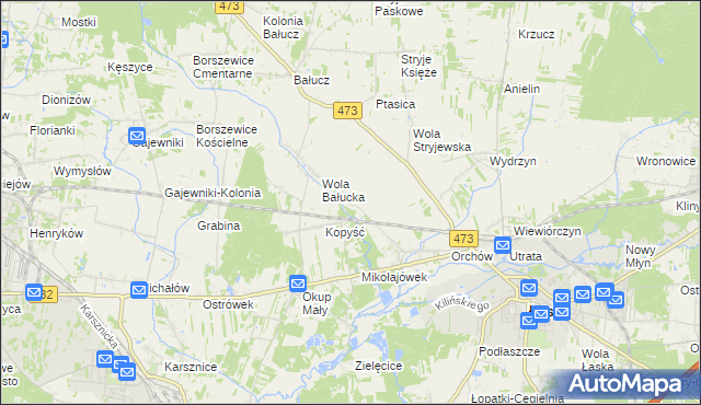 mapa Orchów-Wesółka, Orchów-Wesółka na mapie Targeo