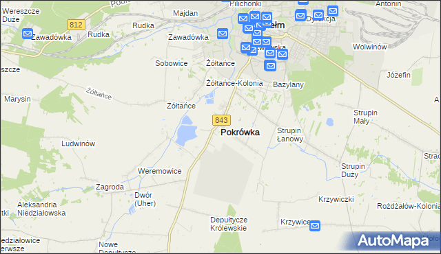 mapa Pokrówka, Pokrówka na mapie Targeo