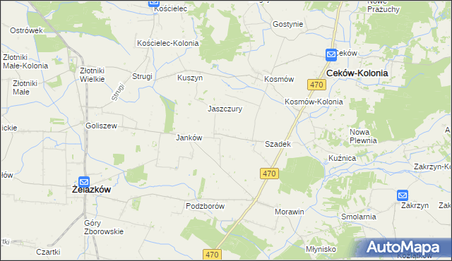 mapa Przedzeń, Przedzeń na mapie Targeo