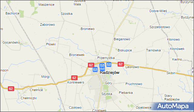 mapa Przemystka, Przemystka na mapie Targeo