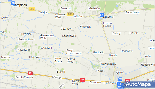 mapa Rochale, Rochale na mapie Targeo