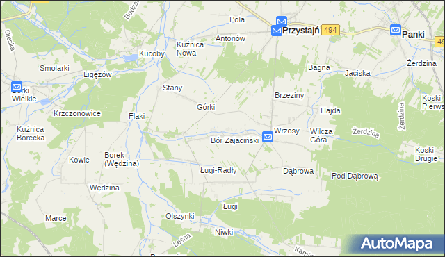 mapa Siekierowizna, Siekierowizna na mapie Targeo