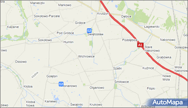 mapa Skibice gmina Choceń, Skibice gmina Choceń na mapie Targeo