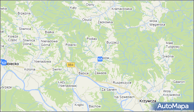 mapa Skopów, Skopów na mapie Targeo