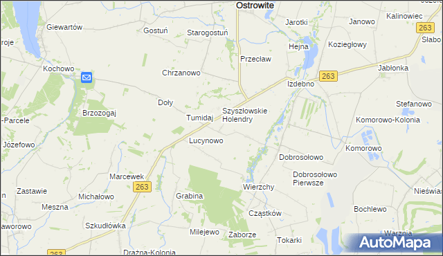 mapa Szyszłowo, Szyszłowo na mapie Targeo