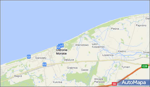 mapa Wieniotowo, Wieniotowo na mapie Targeo