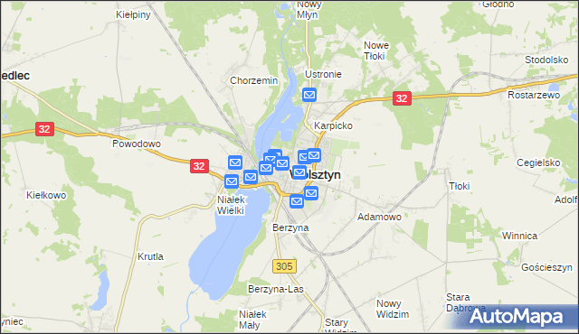 mapa Wolsztyn, Wolsztyn na mapie Targeo