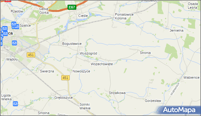 mapa Zarzysko, Zarzysko na mapie Targeo