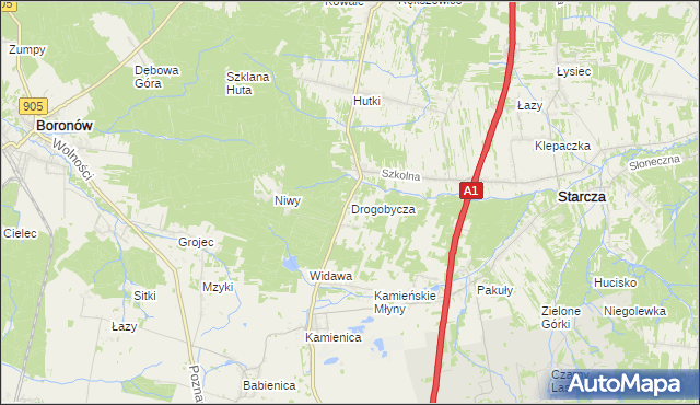 mapa Drogobycza, Drogobycza na mapie Targeo