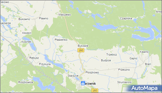 mapa Kruczaj, Kruczaj na mapie Targeo