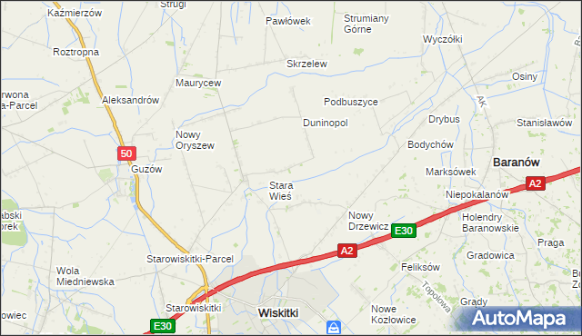 mapa Podoryszew, Podoryszew na mapie Targeo