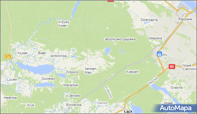 mapa Sendeń Duży, Sendeń Duży na mapie Targeo