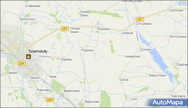 mapa Wychowaniec, Wychowaniec na mapie Targeo