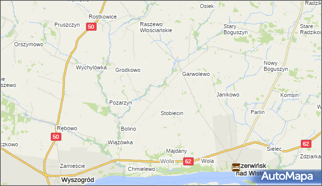 mapa Gawarzec Górny, Gawarzec Górny na mapie Targeo