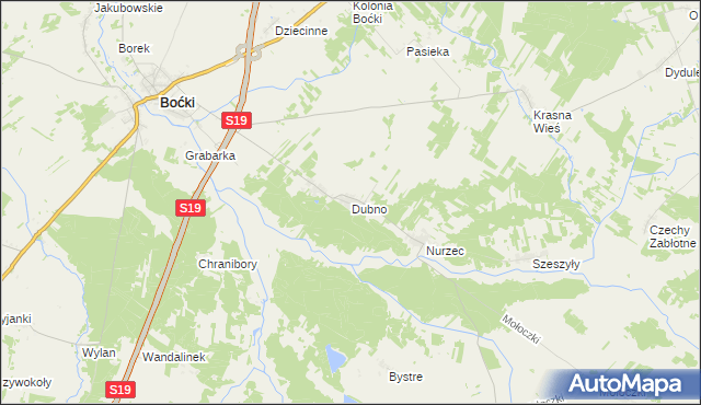 mapa Dubno, Dubno na mapie Targeo