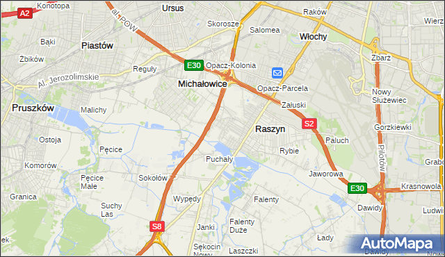mapa Nowe Grocholice, Nowe Grocholice na mapie Targeo