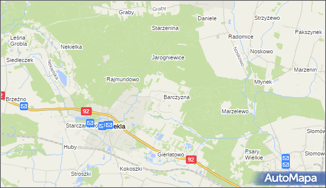 mapa Barczyzna, Barczyzna na mapie Targeo