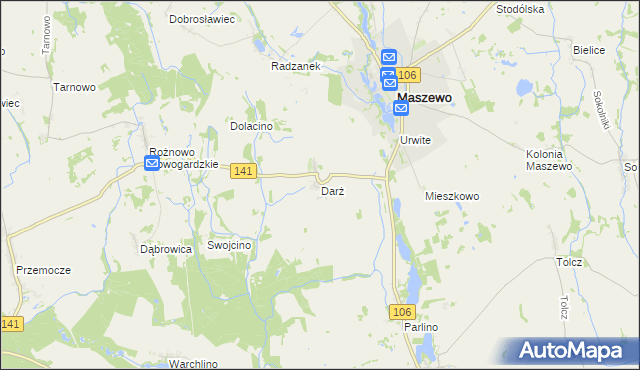 mapa Darż, Darż na mapie Targeo