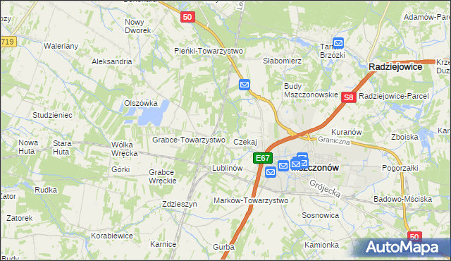 mapa Marków-Świnice, Marków-Świnice na mapie Targeo