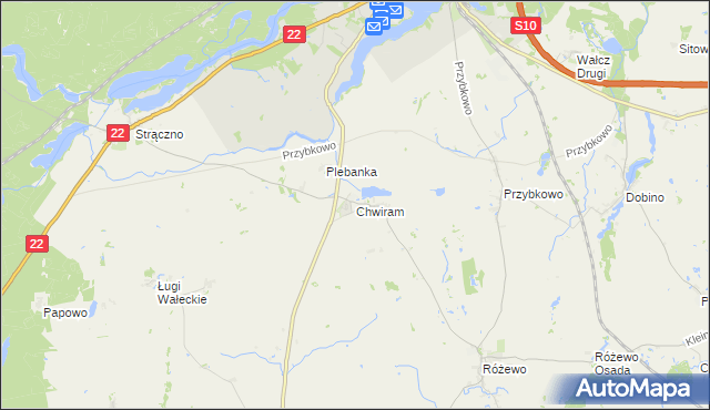 mapa Chwiram, Chwiram na mapie Targeo