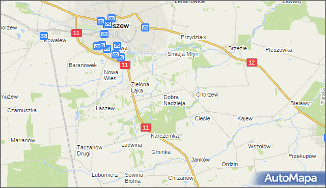 mapa Dobra Nadzieja, Dobra Nadzieja na mapie Targeo