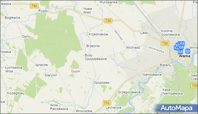 mapa Kazimierków, Kazimierków na mapie Targeo