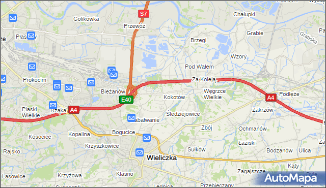 mapa Kokotów, Kokotów na mapie Targeo