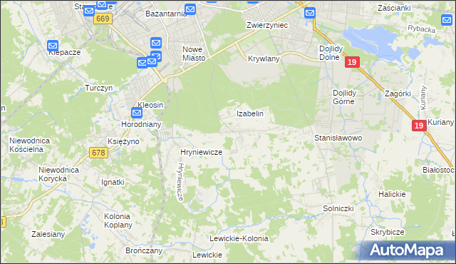 mapa Olmonty, Olmonty na mapie Targeo