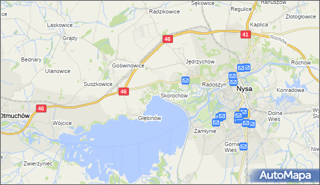 mapa Skorochów, Skorochów na mapie Targeo