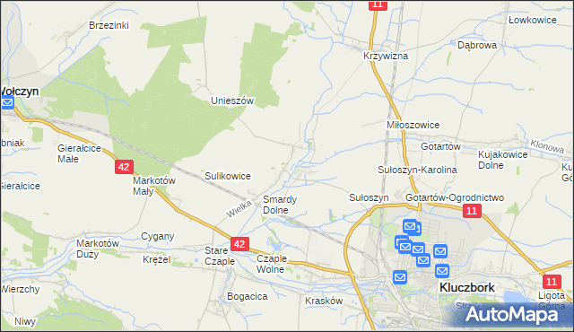 mapa Smardy Górne, Smardy Górne na mapie Targeo