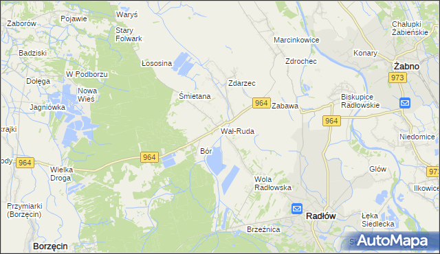 mapa Wał-Ruda, Wał-Ruda na mapie Targeo