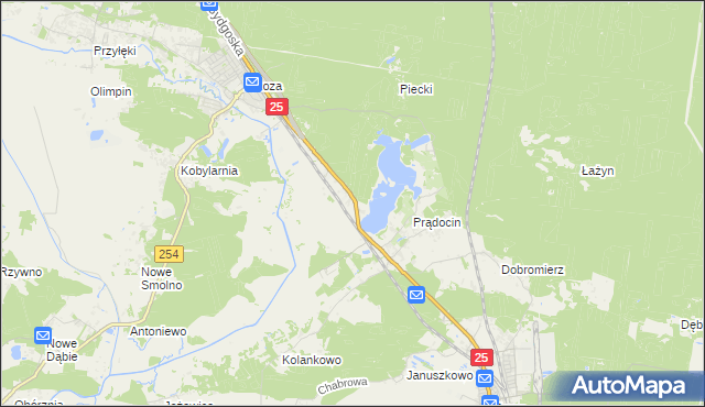 mapa Chmielniki gmina Nowa Wieś Wielka, Chmielniki gmina Nowa Wieś Wielka na mapie Targeo