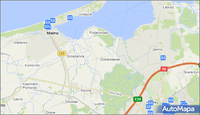 mapa Dobiesławiec, Dobiesławiec na mapie Targeo