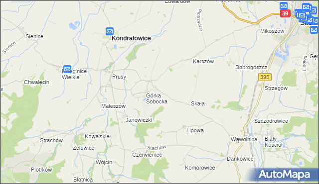 mapa Gołostowice, Gołostowice na mapie Targeo