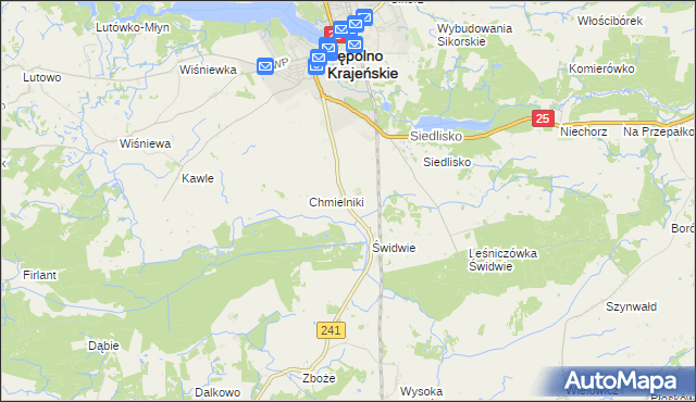 mapa Grochowiec, Grochowiec na mapie Targeo