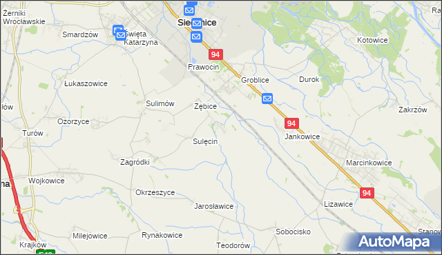 mapa Grodziszów, Grodziszów na mapie Targeo